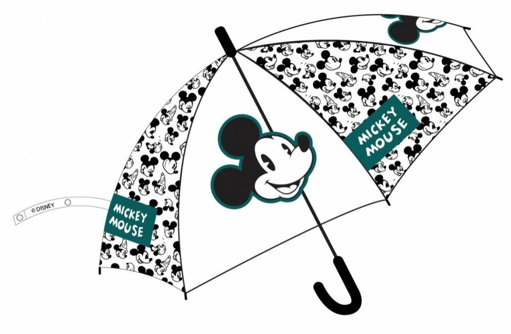 Mickey egér gyerek félautomata átlátszó eserny