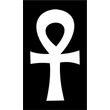 Ankh csillámfestő sablon