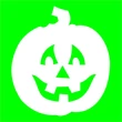 Halloween csillámfestő sablon