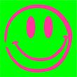 Smile csillámfestő sablon