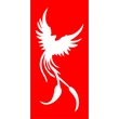 Főnix  csillámfestő sablon