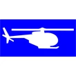 Helikopter csillámfestő sablon