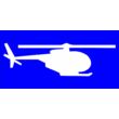 Helikopter csillámfestő sablon