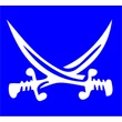 Kardok csillámfestő sablon