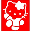 Hello Kitty 2 csillámfestő sablon