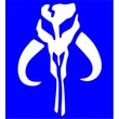 Koponya 2 csillámfestő sablon