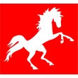 Ló 1 csillámfestő sablon