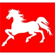 Ló 2 csillámfestő sablon