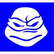 Ninja csillámfestő sablon
