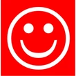 Smile csillámfestő sablon
