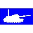 Tank 2 csillámfestő sablon
