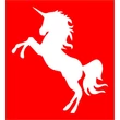 Unikornis 1 csillámfestő sablon