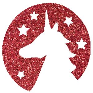 Unikornis 8  csillámfestő sablon
