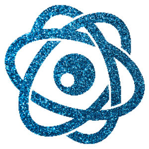 Atomium csillámfestő sablon