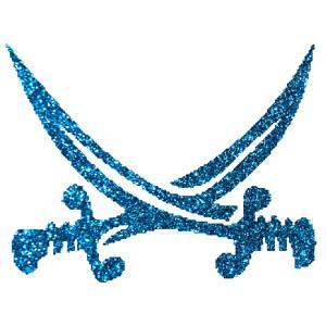Kardok csillámfestő sablon