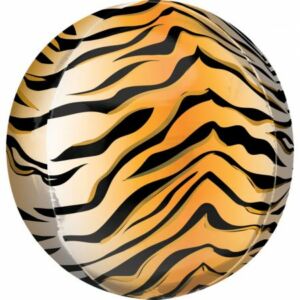 Tigris csíkos Gömb fólia lufi