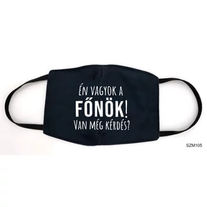 Én vagyok a Főnök feliratos szájmaszk