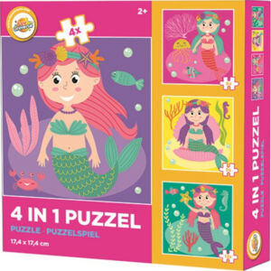 Sellők 4 az 1- ben puzzle készlet