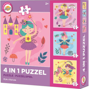 Hercegnők  4 az 1- ben puzzle készlet