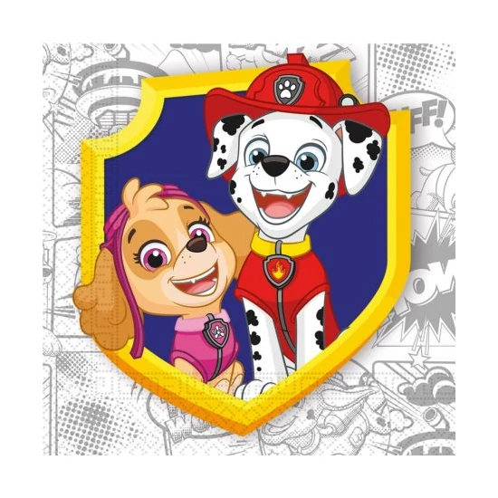 Paw Patrol Yelp For Action, Mancs Őrjárat Környezetbarát, komposztálható szalvéta