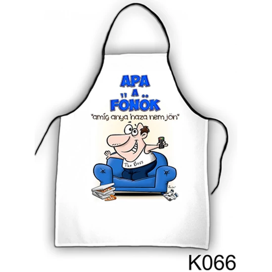 Apa a főnök – vicces férfi kötény