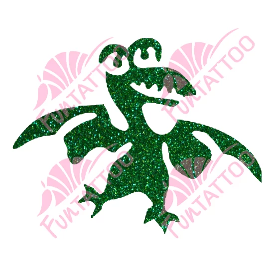 Dino 2 csillámfestő sablon