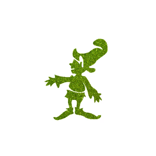 Kobold csillámfestő sablon