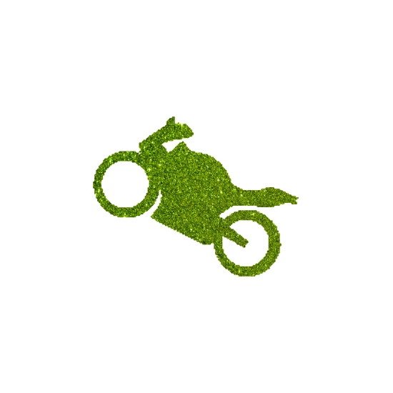 Motor csillámfestő sablon
