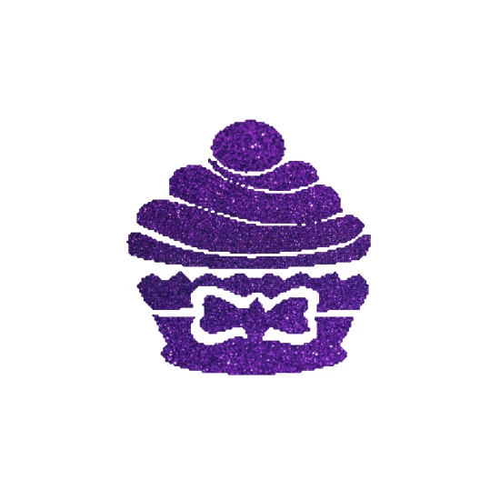 Muffin 2 csillámfestő sablon