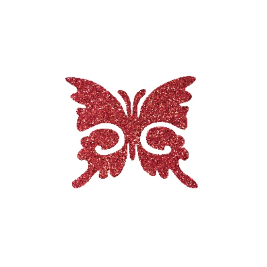 Pillangó 6  csillámfestő sablon