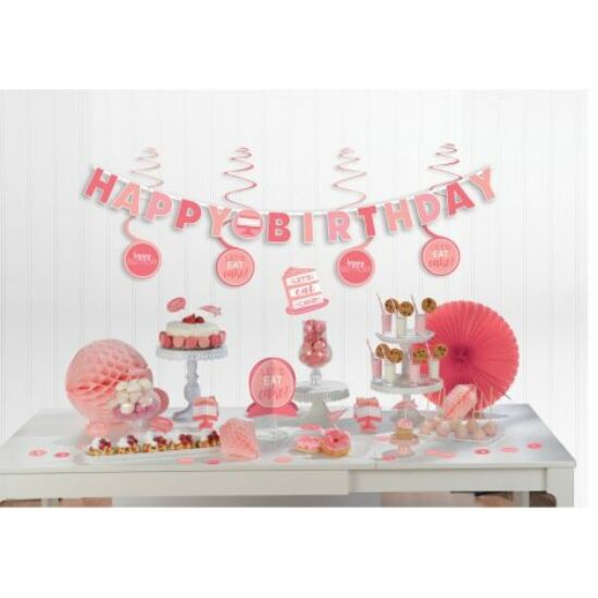 Happy Birthday Pink Mini dekorációs szett