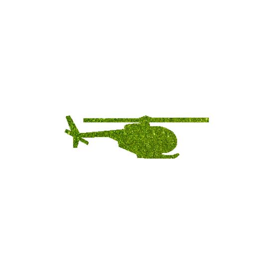 Helikopter csillámfestő sablon