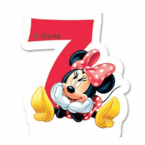 Disney Minnie tortagyertya, számgyertya