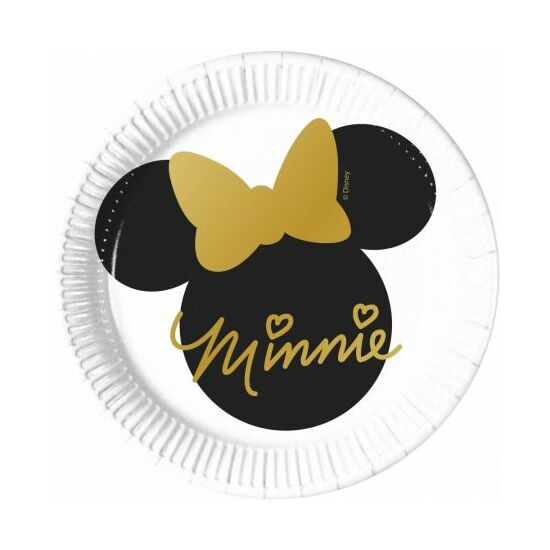 Disney Minnie Gold Papírtányér