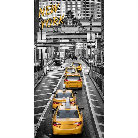 New York fürdőlepedő, strand törölköző