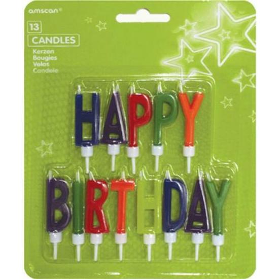 Happy Birthday gyertya szett