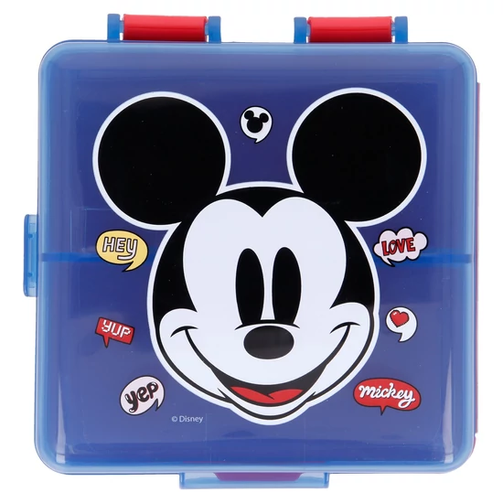Disney Mickey többrekeszes, emeletes szendvicsdoboz