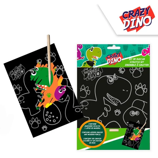 Dino, Dinoszaurusz Képkarcoló Készlet