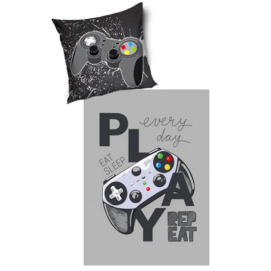 Gamer polár takaró + párna szett