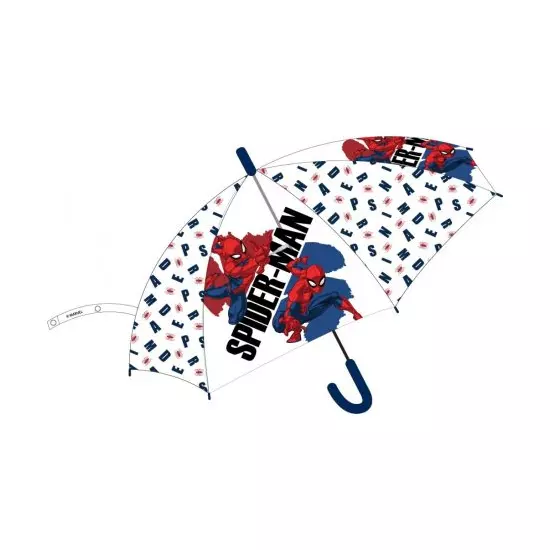 Pókember gyerek félautomata átlátszó esernyő